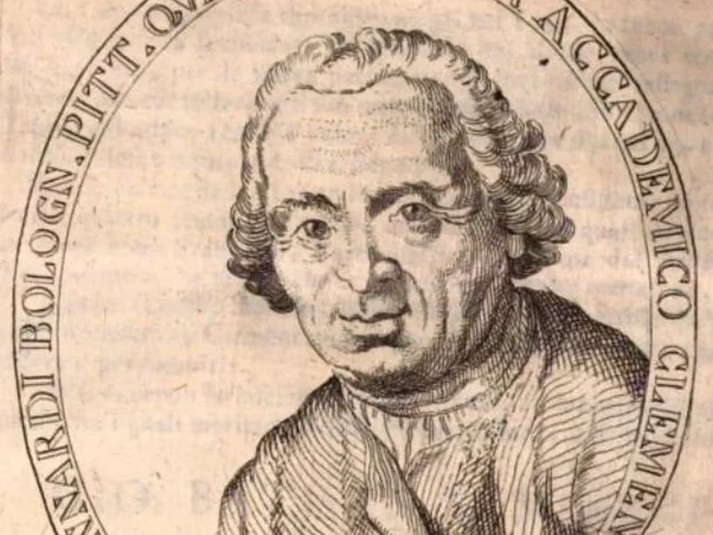 1700-Giovanni Zanardi - Ritratto da Vite de pittori Bolognesi non descritte nella Felsina pittrice 25